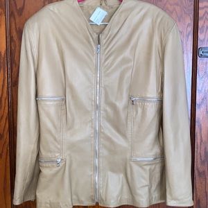 Gianni Versace leather jacket vtg